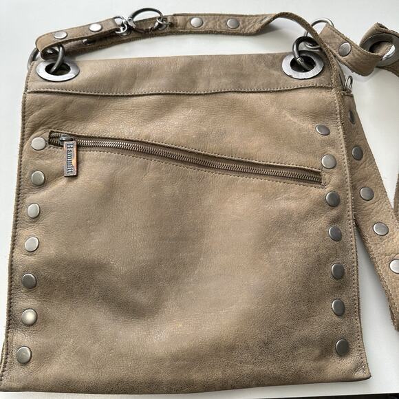 Hammit Womens The Strip Roxbury Crossbody Bag Brushed Silver - Picture 4 of 16